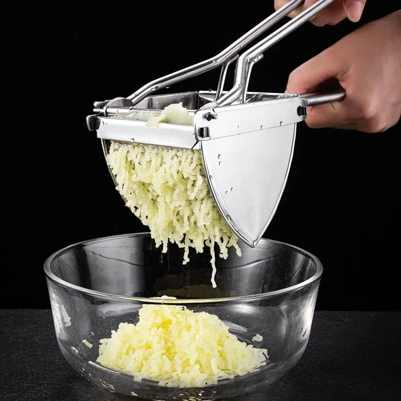 Fruit Vegetable Juicer Potato Ricer Stainless Steel Potato Masher Heavy Duty Potato Ricer Masher for Baby Food kitchen items