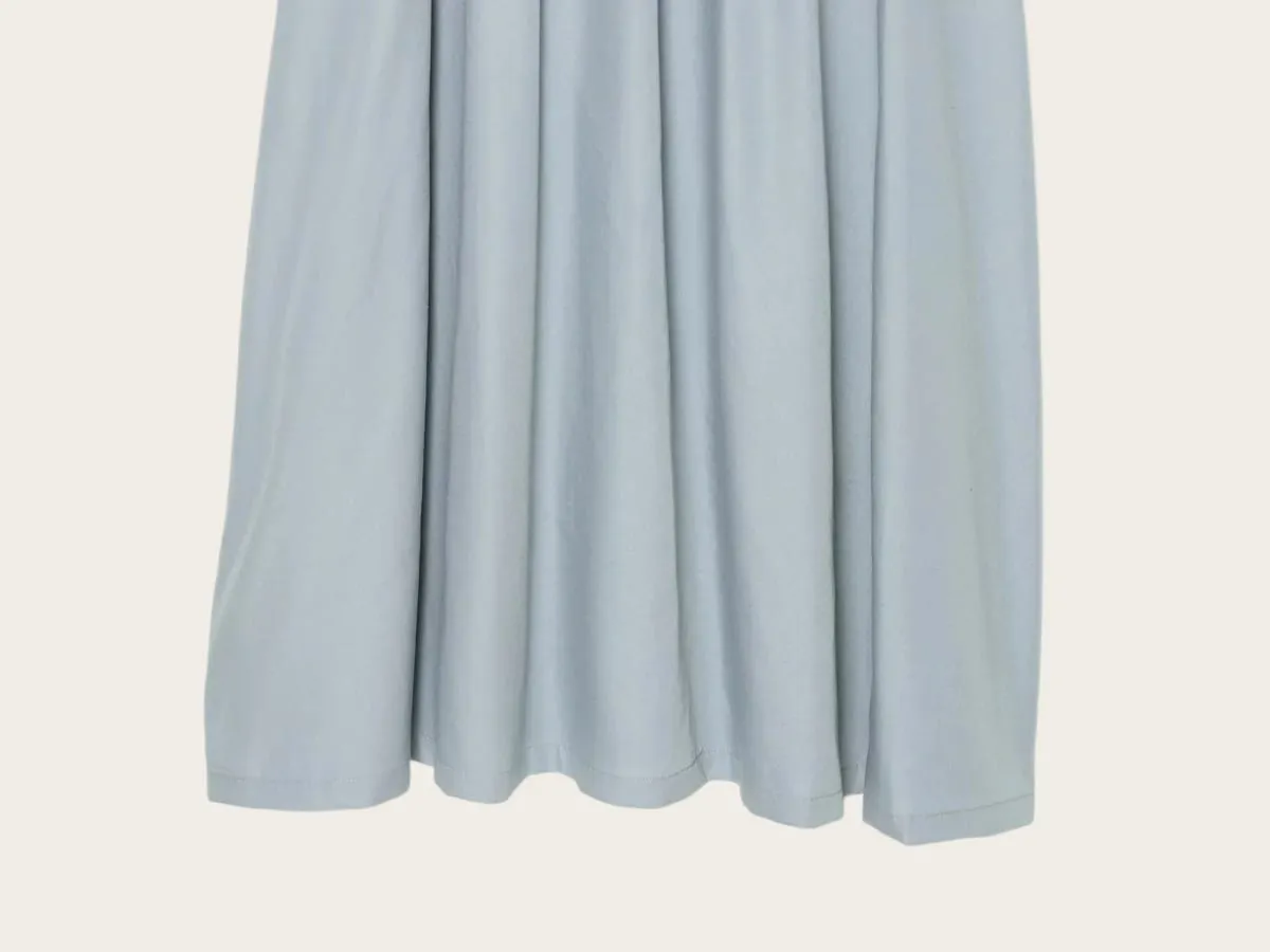Women's Pleated Poplin 2026 New High Waist Dress Summer Casual Fashion Loose Comfortable Versatile in Assorted Colors Lady Dress