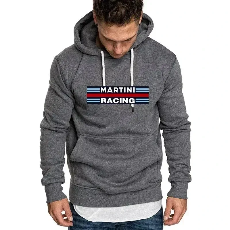 Men's Hoodies Martini Racing Print Unisex Hooded Fleece Sweatshirt Pullover Jacket Casual High Quality Streetwear Fashion Trends
