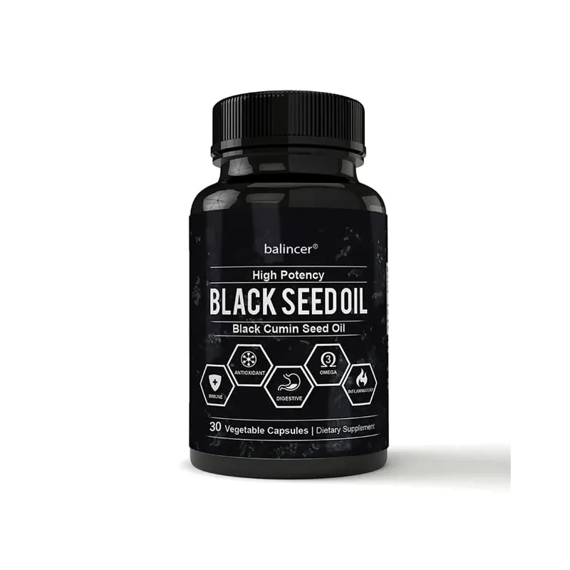 Black Cumin Seed Oil - Supports Immune Cardiovascular Hair Skin Digestive & Respiratory Health Promoting Overall Well-being