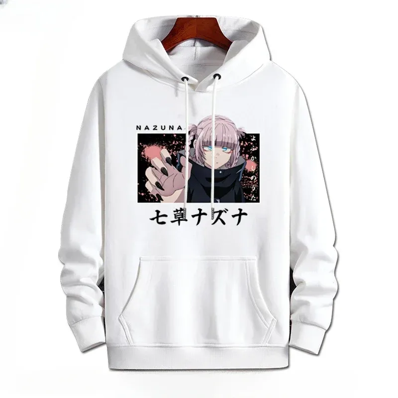 Y2K Anime CALL OF THE NIGHT Nazuna Nanakusa Funny Hoodie Hip Hop Graphic Sweatshirts Poleron Hombre Streetwear Harajuku Tracksui