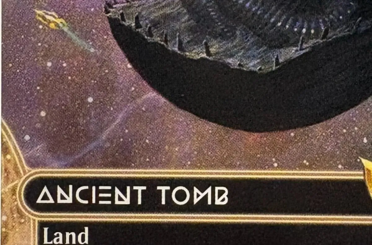 LK8 Ancient Tomb Phyrexian Tower City of Traitors Mana Confluence Urza's Saga High-Quality TCG Proxy Cards (Black-Core)