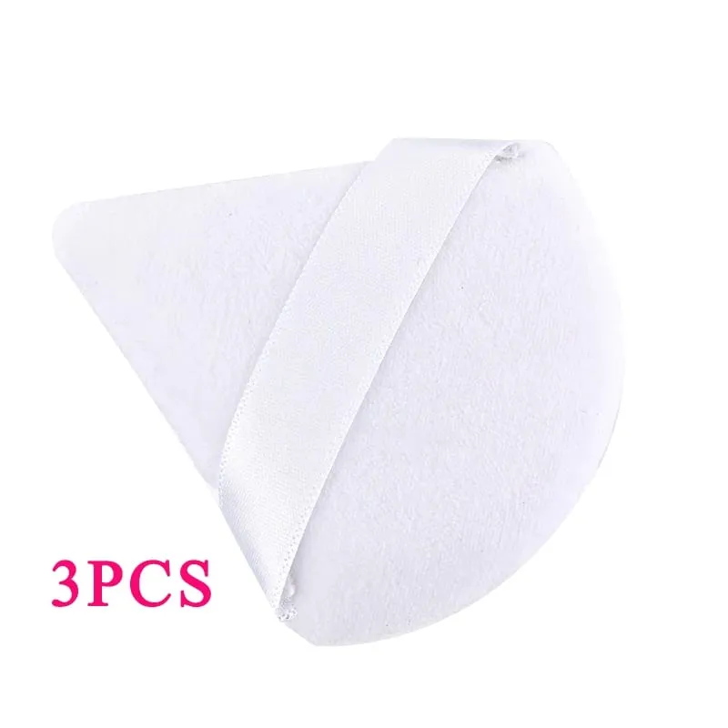 1/2/3/6 ΤΕΜ Triangle Powder Puff For Loose Powder Cosmetic Foundation Puff Makeup Tool Επαναχρησιμοποιήσιμο σφουγγάρι που πλένεται μαλακή σκόνη Puff