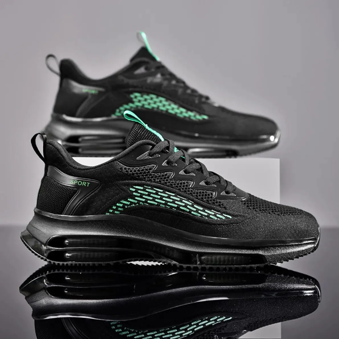 Men Basketball Shoes Platform Sneakers Casual Walking Sports Shoes Leather Trainer Athletic Footwear