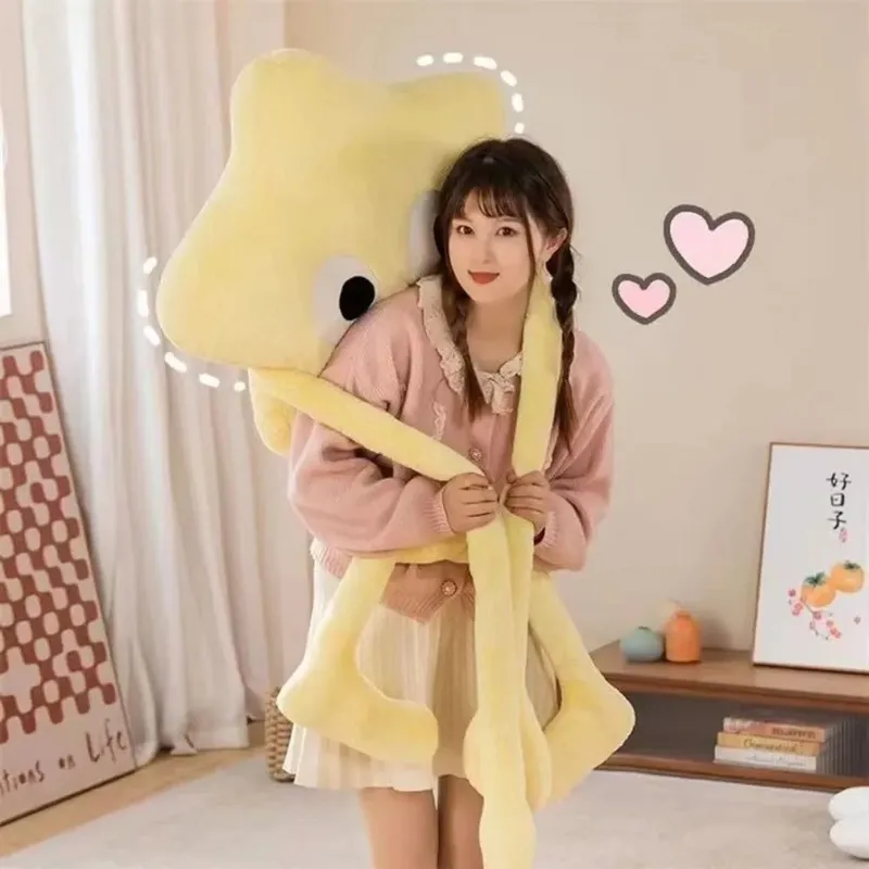 Cute 110cm Star Plush Pillow Plush Soft Stuffed Cushion Throw Pillow Home Decor