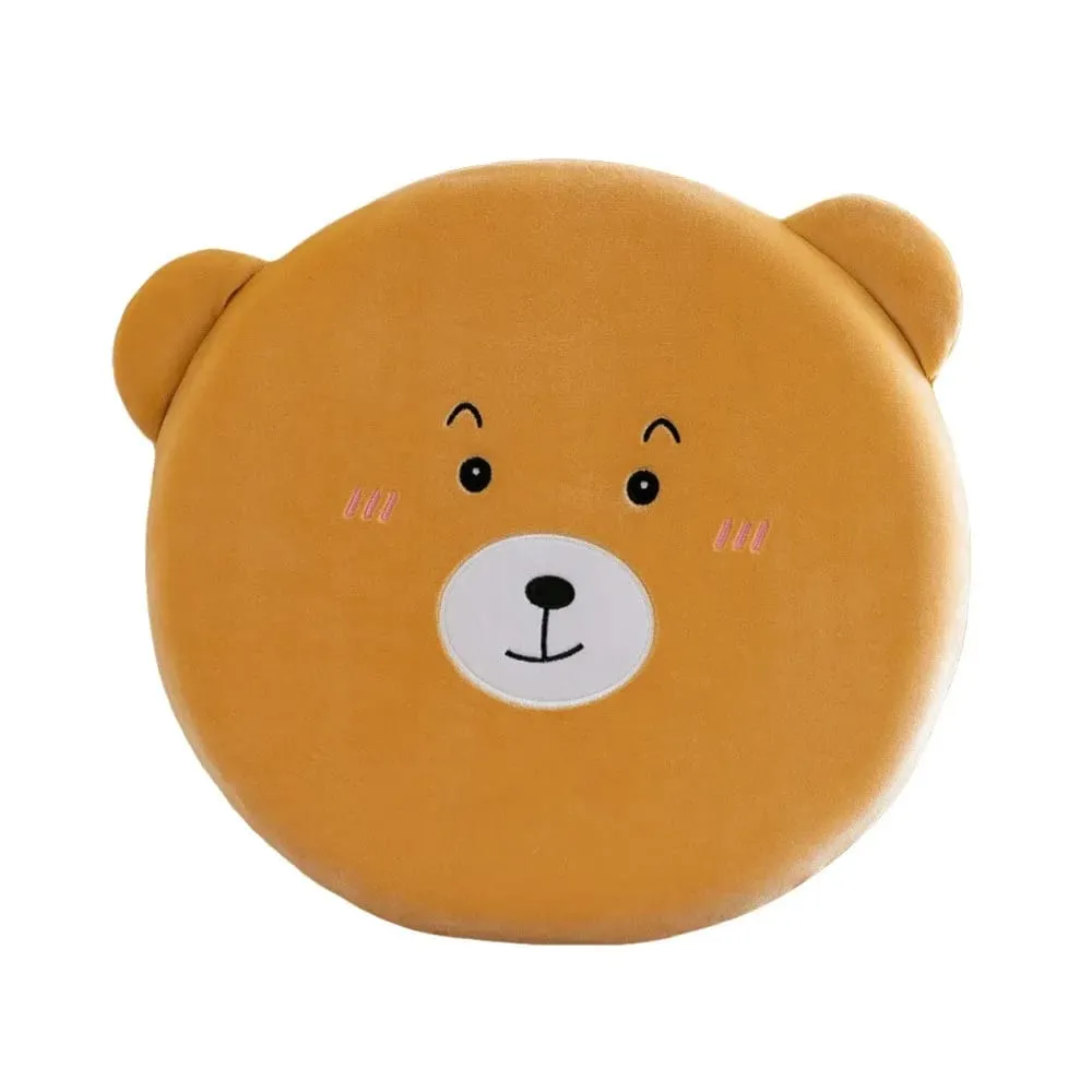 Universal Cartoon Animal Dog Cat Chair Cushion Comfortable Thick Seat Pads Soft For Office Student Dormitory Car