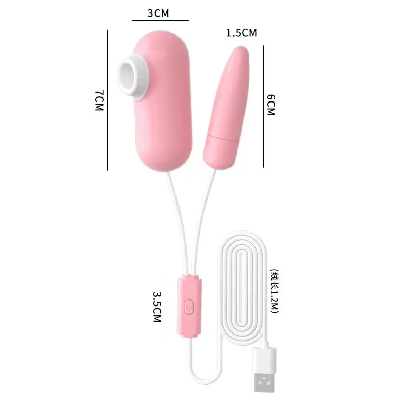 Portable Vagina Ball Sucking Vibrating Love Egg Massager Clitoral Nipple Stimulation Quick Orgasm Sex Toys For Women Adult Goods