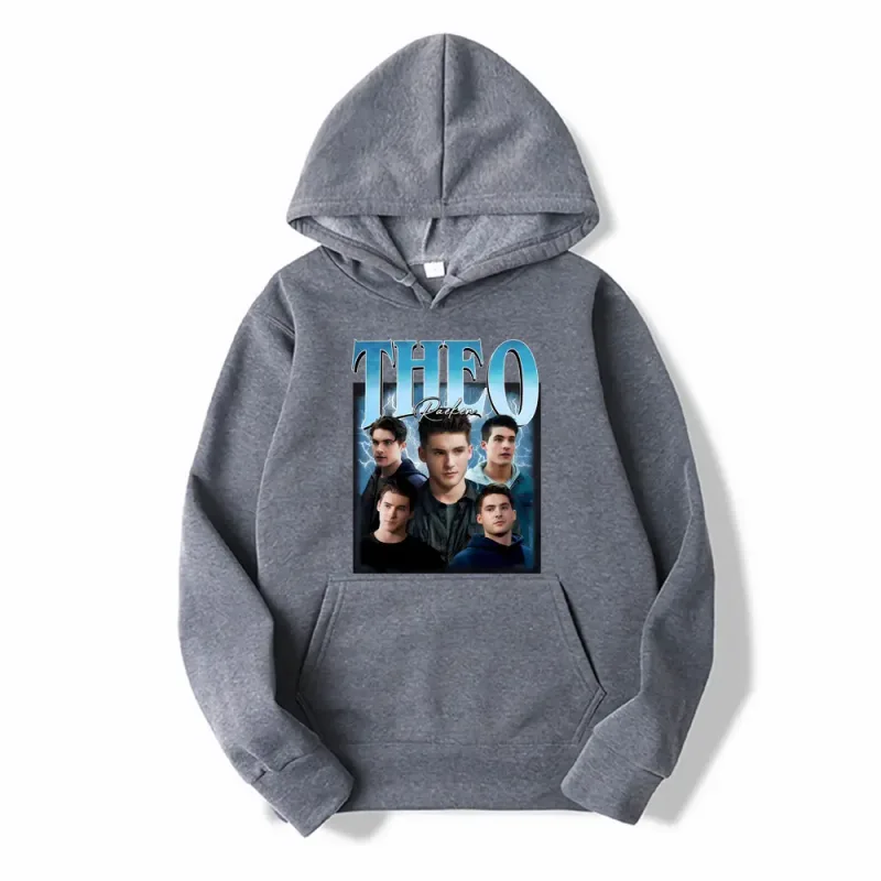 Theo Raeken Vintage 90s Teen Wolf Fan Print Sweatshirts Men Women Harajuku Vintage Pullover Long Sleeve Casual Oversized Hoodies