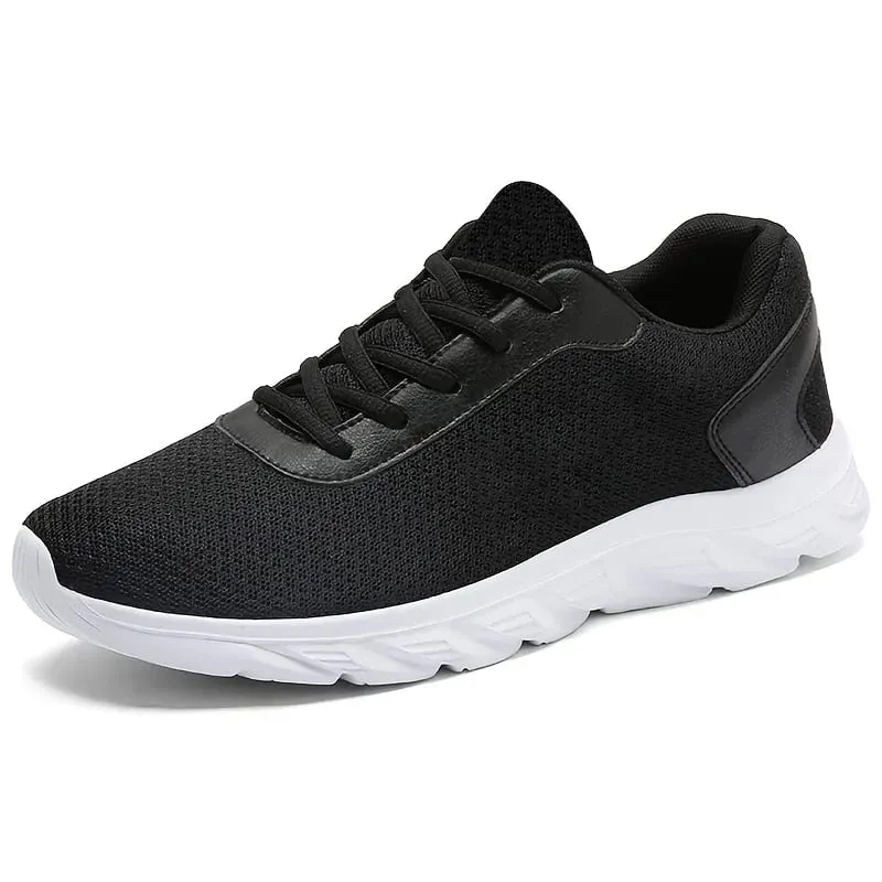 New Men's Sneakers Thick Sole Comfortable Casual Shoes Lightweight Breathable Fashion Running Shoes Luxury Male Tenis Masculino