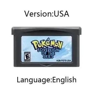 Pokemon Series GBA Game Cartridge Sweet FireRed Rocket Unbound Radical Red Gaia Quetzal for GBA