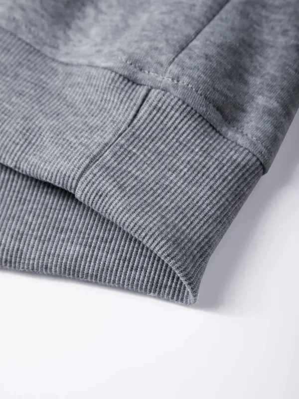 Men's Crew Neck Pullover Solid Color Large Sweatshirts Spring Autumn Outdoor Jogging Tops Men Casual Hoodies Streetwear
