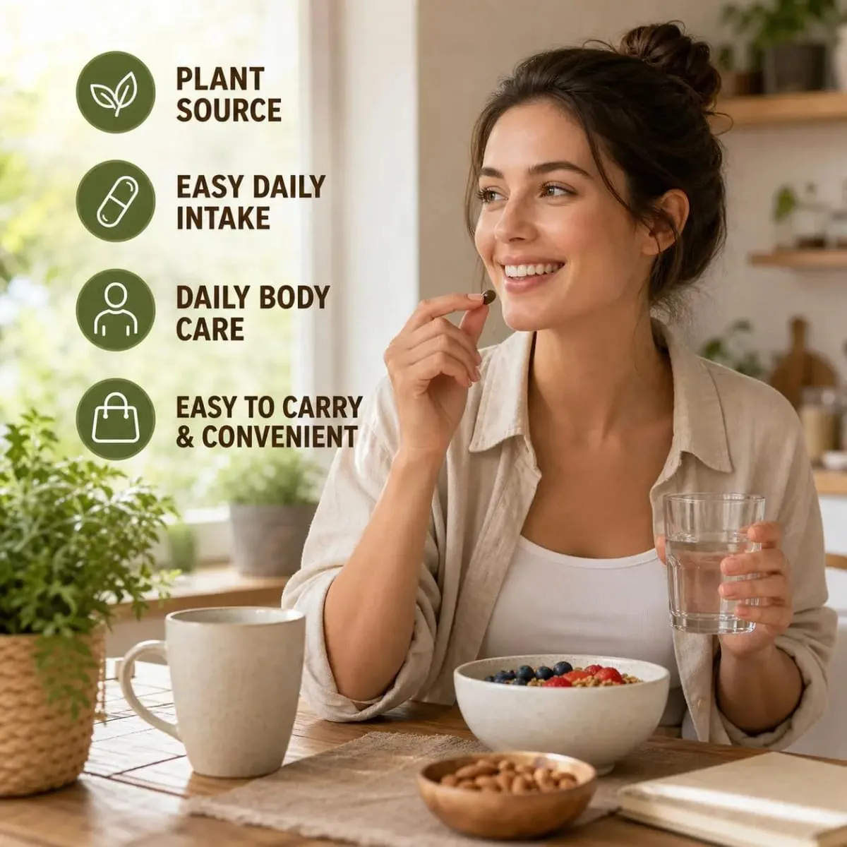 Nattokinase 10000 FU Per Serving Supports Heart Health Cardiovascular Blood Flow CoQ10 Bromelain Turmeric 60 Veggie Caps — image 4