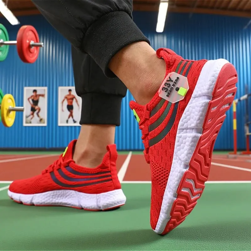 Heren Mesh Sneakers Lichtgewicht Comfortabele Zachte Ademende Loopschoenen Atletische Jogging Tenis Multi Gekleurde Wandelschoenen Heren