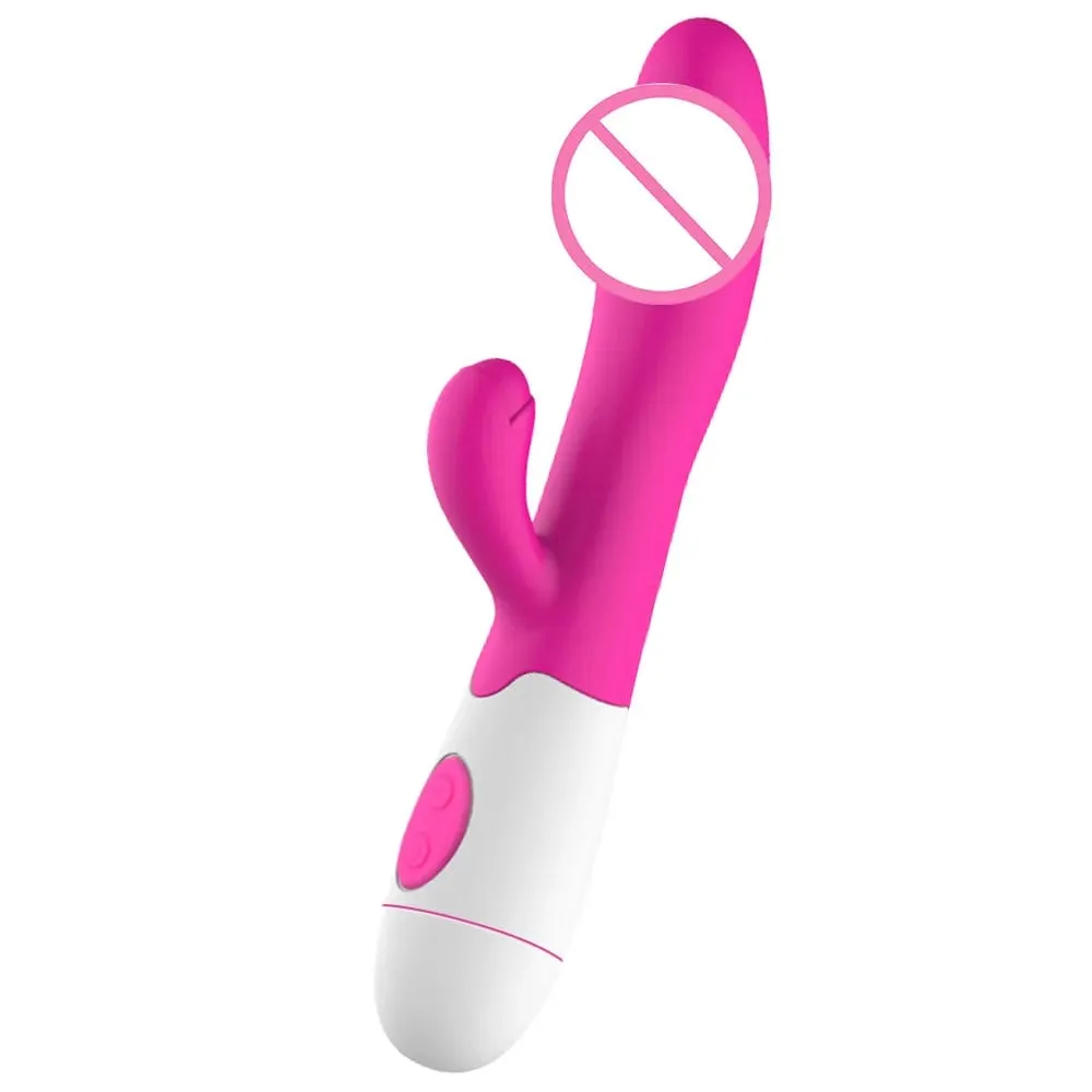 Anal Vagina Massage G-spot Masturbator Erotic Dildo Rabbit Vibrator Vibrators For Women 30 Frequency Dual Vibrating Sex Toys