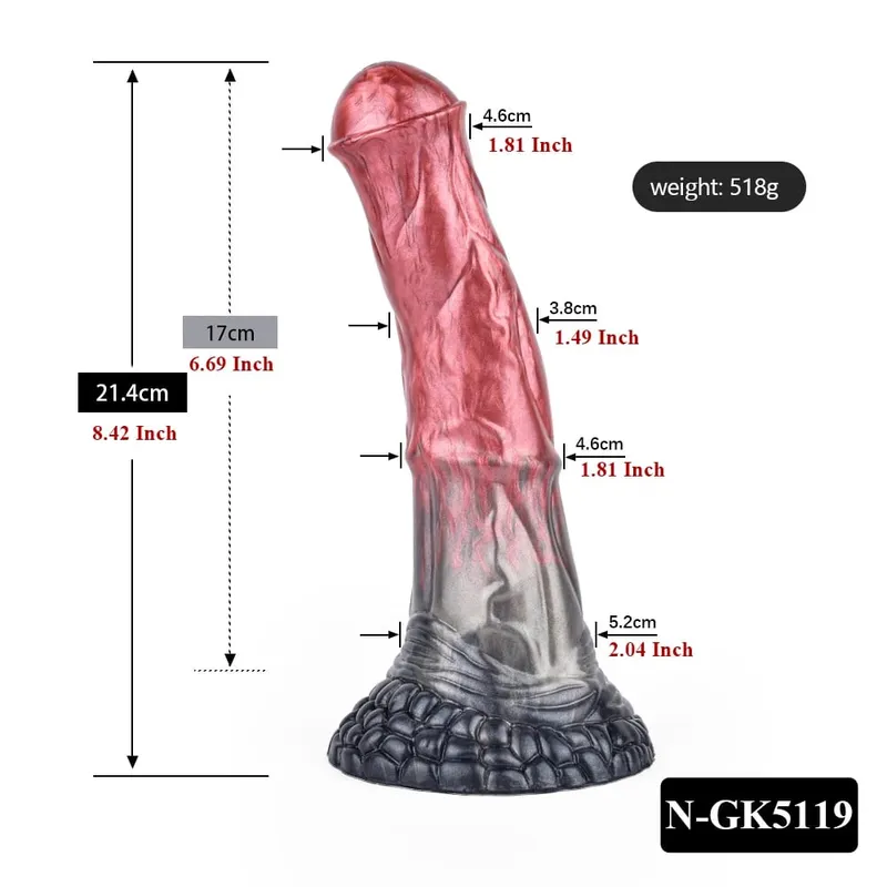 Silicone Horse Dildo Long Penis Anal Plug Huge Knot G-spot Vaginal Stimulator with Suction Cup Adult Sex toy for Women Men