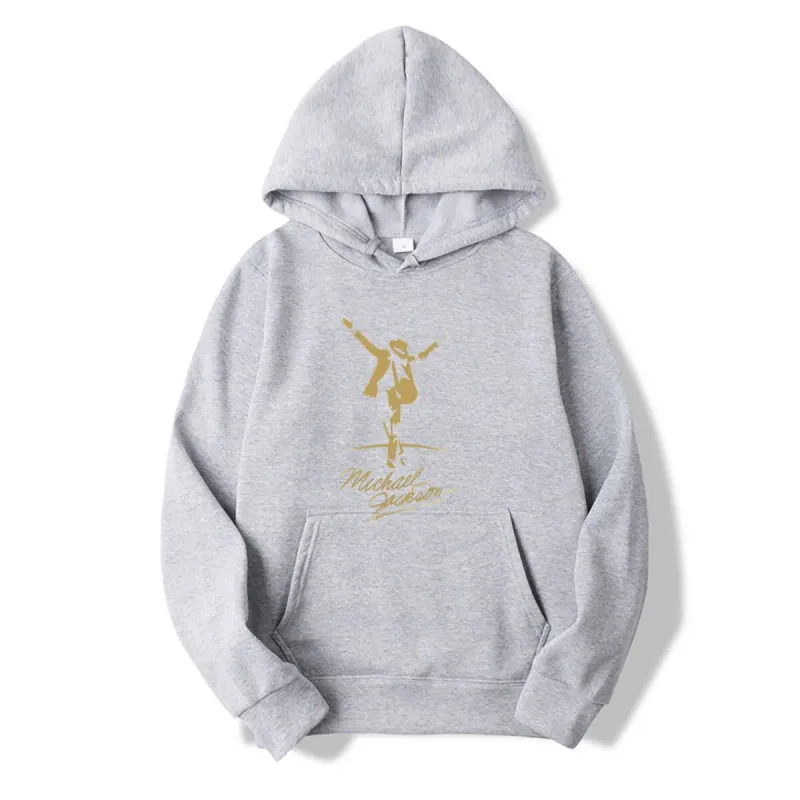 2026 Michael Jackson Gold Men Hoodies
