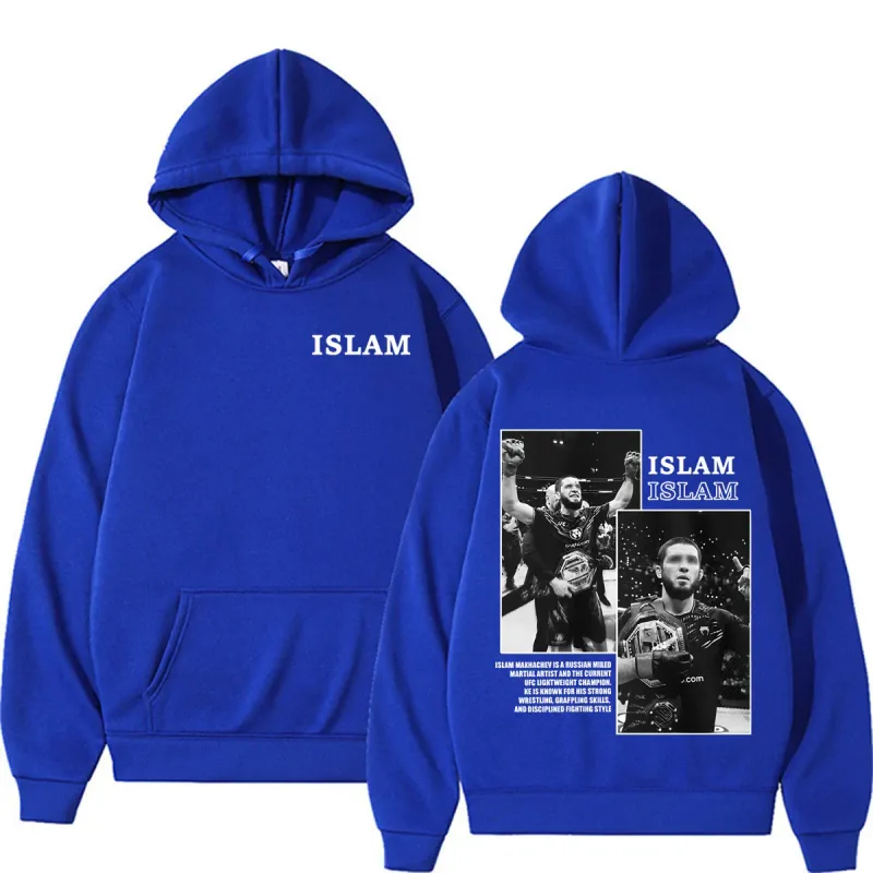 Dagestan Russian Islam Makhachev Cover Hoodie Men's Fashion Violence Aesthetic Sweatshirt Casual High Quality Hoodies Streetwear