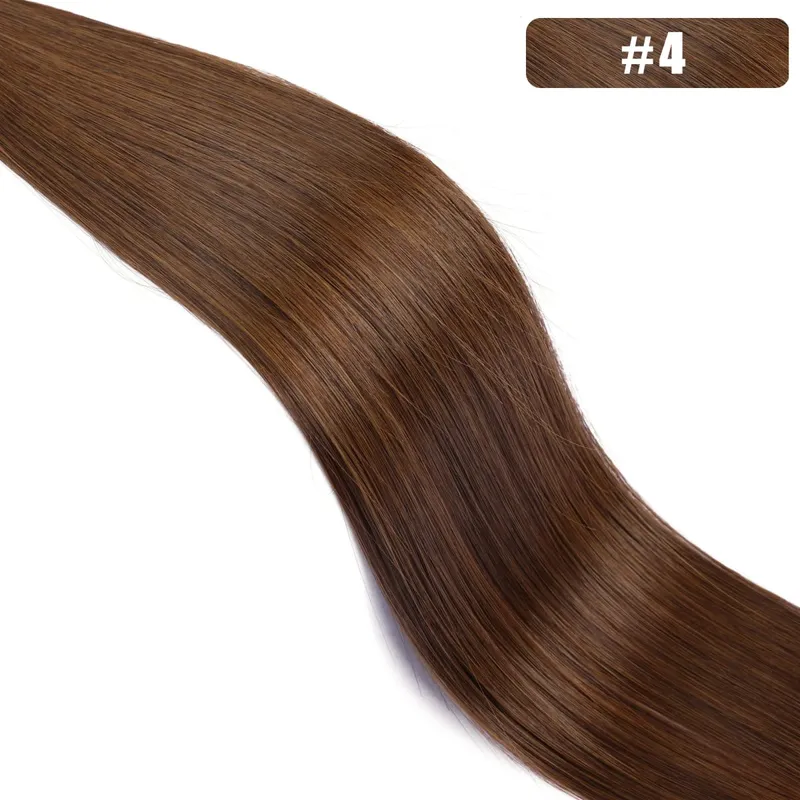 1g/s 100Strands Real Human Hair Nano Ring Hair Extensions Machine Remy Pre-Bonded Straight Micro Beads Nano Tip 16''-24''