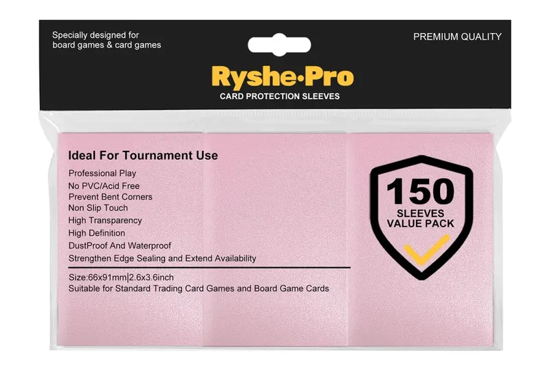 100pcs 2.5"x3.5" Premium Trading Card Sleeves 66x91mm Standard Sized Board Game Cards for MTG Magic Gathering Lorcana Game Card