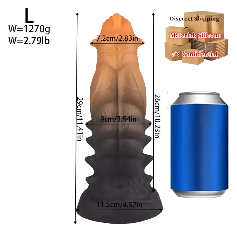 Big Anal Plug Monsters Enlargenmen Prostate Massager Huge Anal Dilator Butt Plug Anal Training Expansion Sex Toys For Women Men