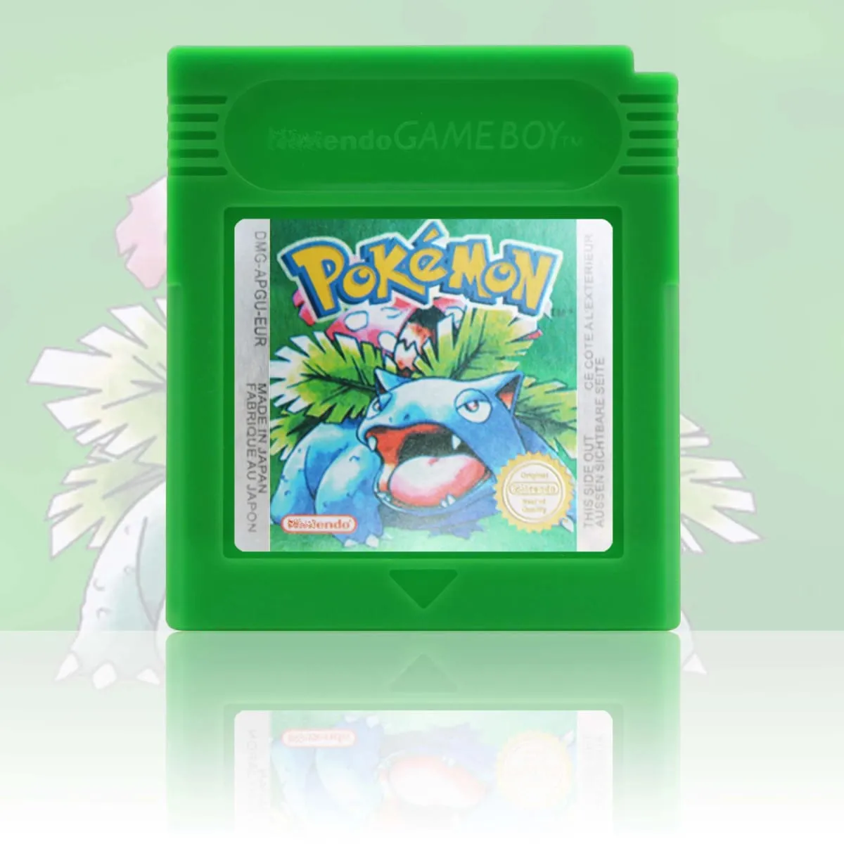 GBC/GBA EUR Version Pokemon Crystal/Yellow/Emerald/Fire Red/Leaf Green Game Cartridge Video Game Card High Quality with Battery