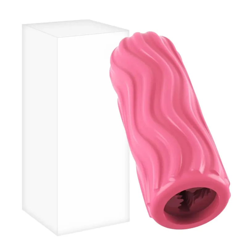 Portable Male Masturbation Cup for Men Safe Soft Fidget Toys Orgasm Male Masturbator Sex Toy Realistic Vagina Adult Goods