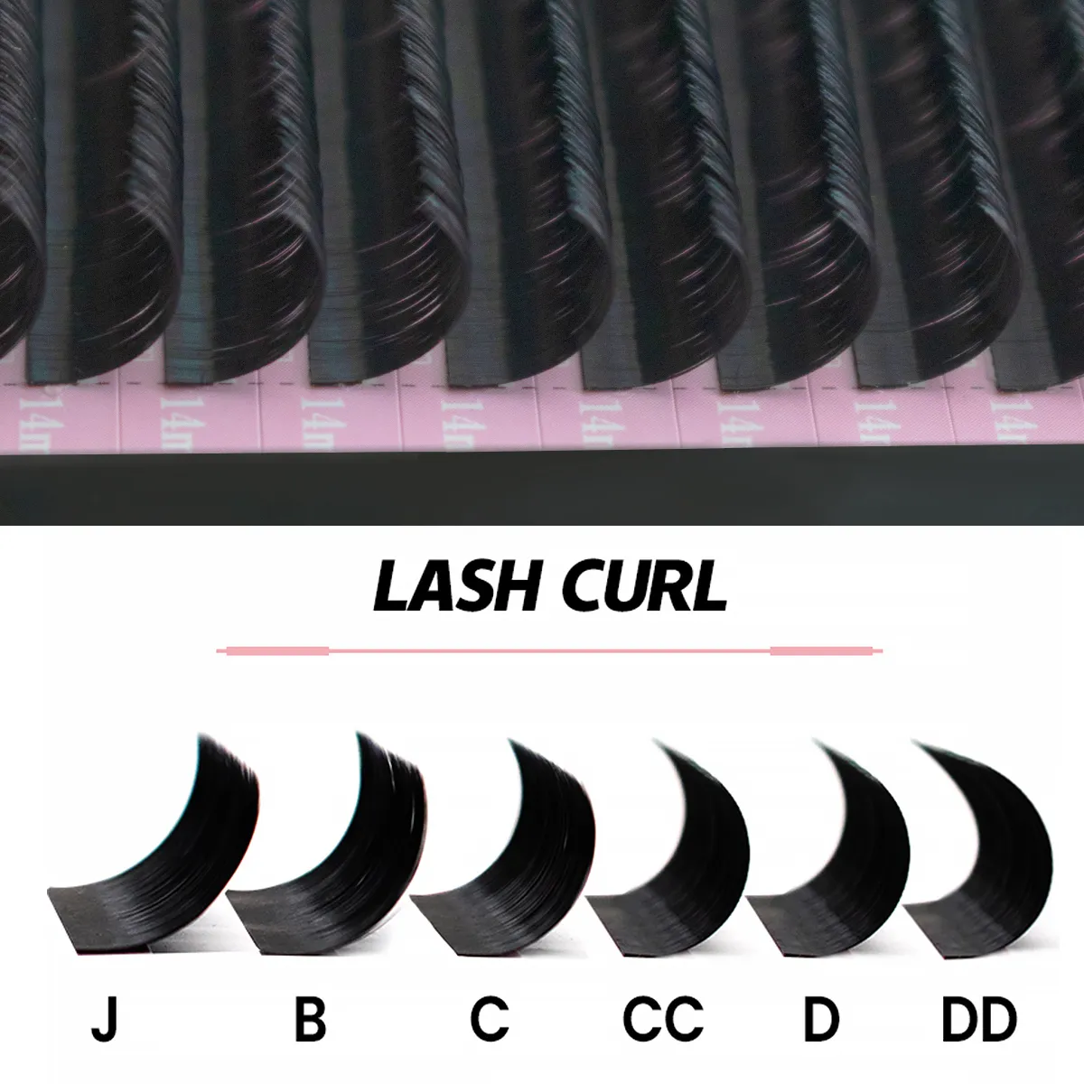 Qeelasee Professional Mink Individual False Eyelash Extensions Maquiagem Cilios Volume Fan Eye Lashes Wholesale Supplies