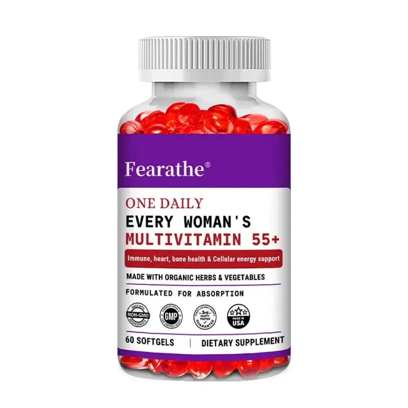 Women's Multivitamin One Tablet Per Day for Women Aged 55+ Probiotic Fermentation + D3 + B Vitamins Immunity Heart Joints