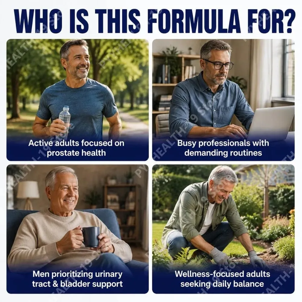Prostate Health Capsules Saw Palmetto Reishi Nettle Turmeric For Urinary Bladder Wellness & Flow Support Men 90 Count