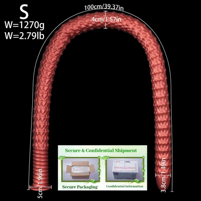 Long 1M butt plug soft silicone anal plug Ass dilation Male prostate massage Female vaginal G-spot stimulation big dildo sex toy