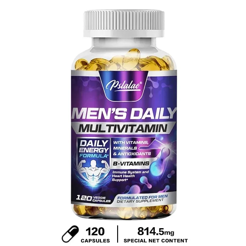 Men's Multivitamin Supplement-Daily Multivitamins and Nutrients To Support A Healthy Active Lifestyle Energy Heart Brain Health