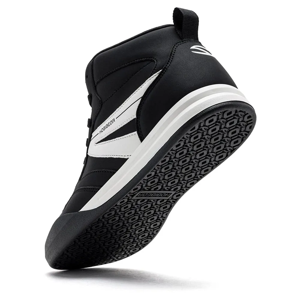 Wide Toe Box Walking Boots Unisex Artificial Leather Mid-Top Outdoor Ankle Shoe Lace Up Non-Slip Running Shoes