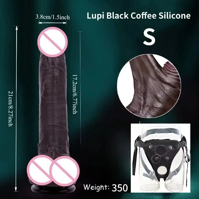 Wearable Strapon Penis for Women Super Long Huge Silicone Dildo Anal Plug Vaginal Adult Standard Size Strap Sex Toys for Wome18n