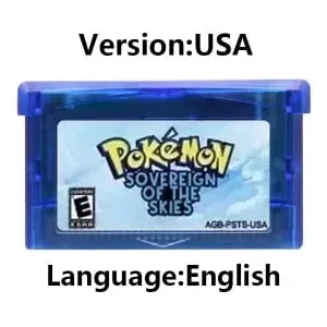 Pokemon Series GBA Game Cartridge Sweet FireRed Rocket Unbound Radical Red Gaia Quetzal for GBA