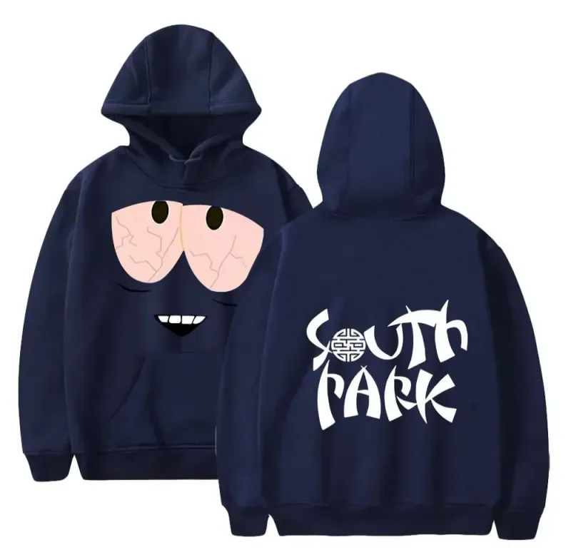 South Park Funny Cartoon Print Hoodie Men Women Loose Oversized Streetwear Pullover Hooded Sweatshirt