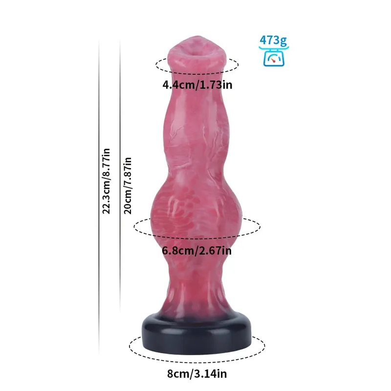 Dildo False Anal Plug Animal Dog Suspension Penis Vagina Masturbation Prostate G-Spot Stimulation Massager Anal Plug Sex Toy 18+