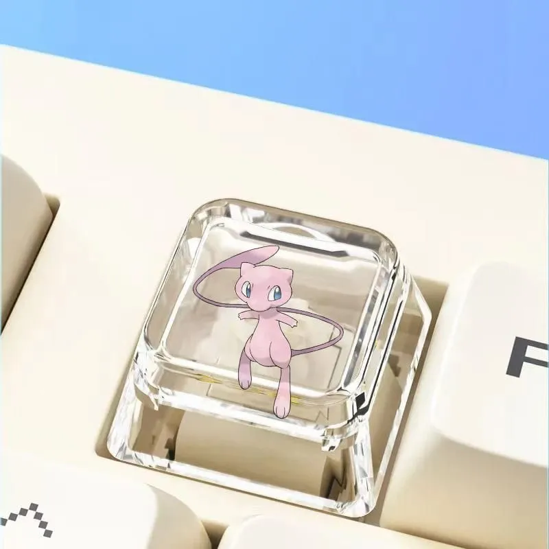 Cross mechanical keyboard personalized anime keycap single Charmeleon Blastoise Eevee transparent cartoon keycap — image 14