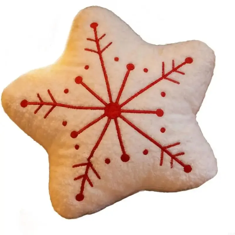 Plush Pillow Christmas Cushion for Bedroom and Sofa Decors Soft Stuffed Throw Pillow Holiday Decoration for Kids and A2UB