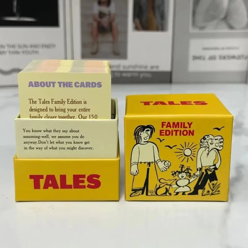 150pcs Card Conversation Starter Game Story Dice Game Couples & Family Edition Interactive Storytelling Game Date Night Family