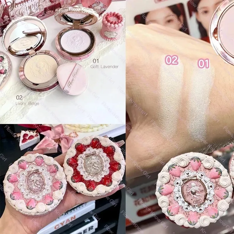 FlowerKnows-Juego de maquillaje todo en uno, paleta facial profesional completa, rubor, espejo de escritorio, sombra de ojos, contorno, crema de labios — image 5