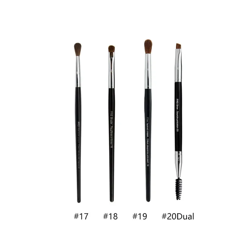 4pcs/set Pro Allover Eye Shadow Makeup Brushes Lip Brow Precision Concealer Blending Domed Crease Smudge Highlight Make Up Brush — image 3