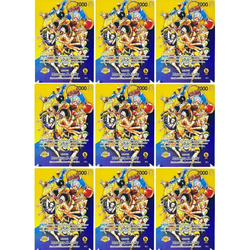 One Piece US College Basketball Luffy Promo Card Straw Hat Crew Anime Collectibles Replica High Quality Cards Foil Texture Card