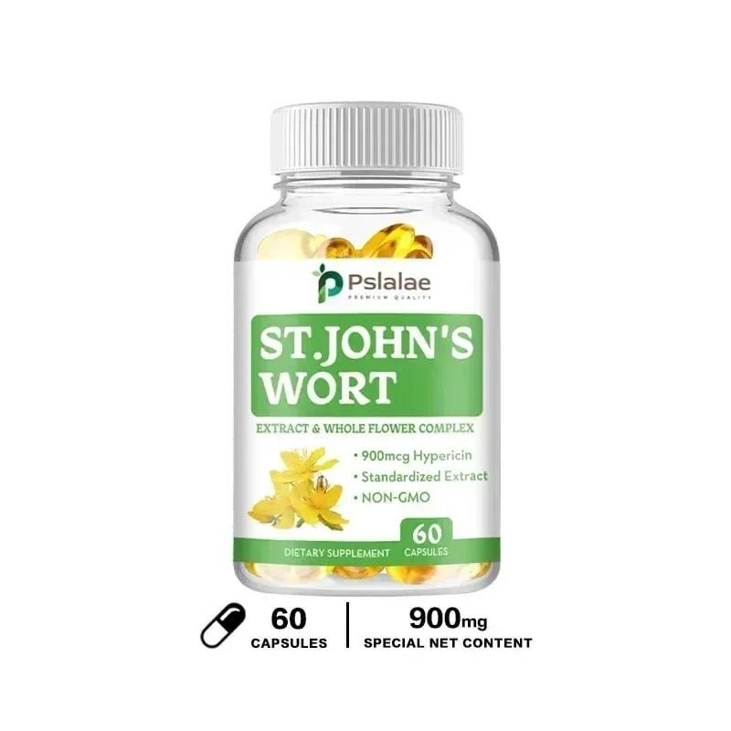 St. John's Wort Extracts and Whole Flower Complex - Stress Relief for Emotional and Mental Health