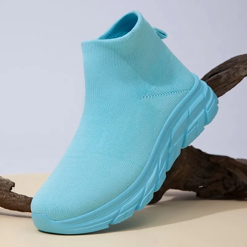 Summer Men Running Walking Sock Shoes Boots Casual Sneakers Plush Warm Shoes Sport Shoes Lightweight Men Sneakers Casual Shoes