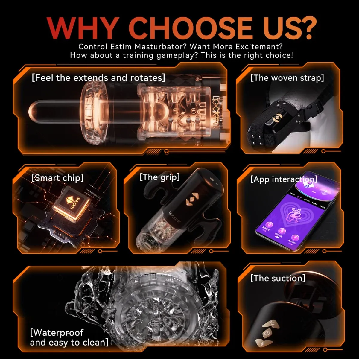 Automatic Thrusting Rotating Male Masturbator Electric Shock Masturbation Cup Sucking Blowjob Penis Pump Adult Sex Toys — image 3