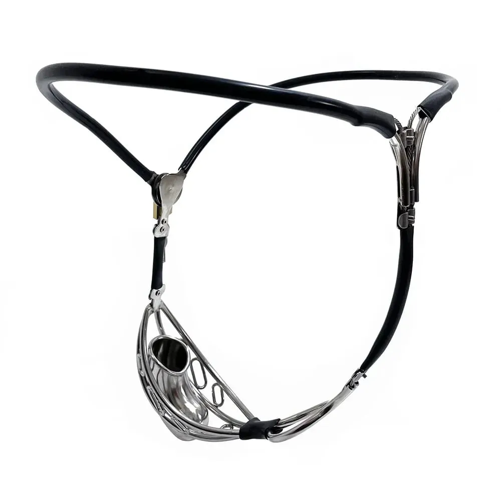 New semi hollow cage for men invisible chastity belt adult sex toy anti infidelity punishment device