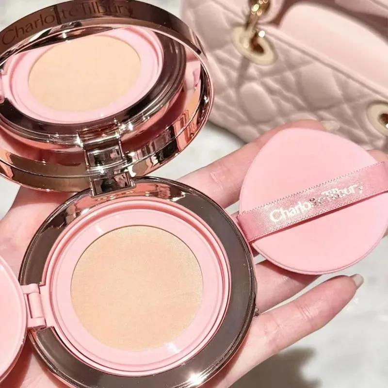 Charlotte Tilbury Shimmer Powder Air Cushion Lightweight Moisturizing Oil-controlling Long-lasting Fit Creates Pore-free Makeup
