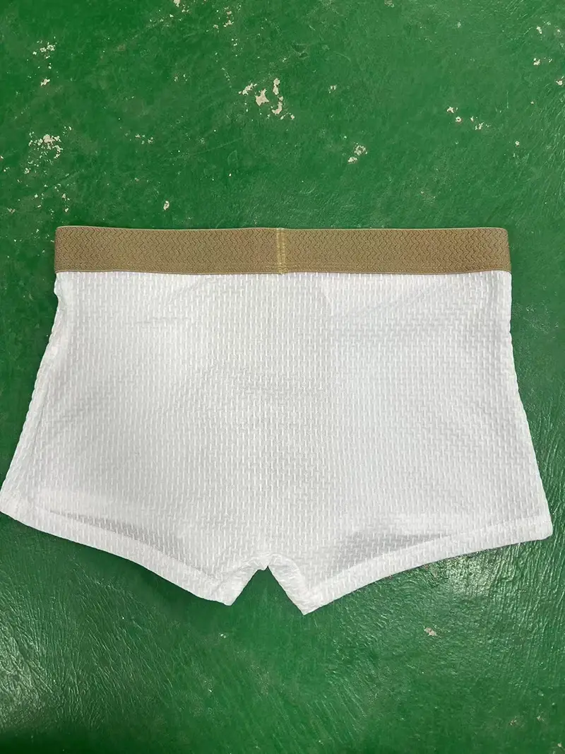 4pcs Men's Boxer Shorts Ice Silk Underwear Underpants Cool Breathable Sexy Slim Panties Mesh Lingerie