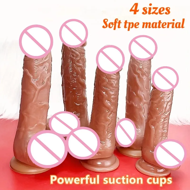 Waterproof Silicone Adult Sex Toys Soft Dildo with Suction Cup G-Spot Vagina Anal Masturbators Realistic Dildos Dick Cock Penis
