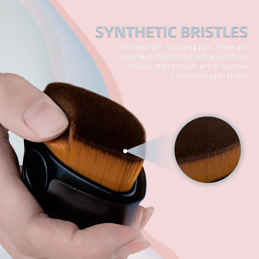 Multi-Purpose Face Brush with Case Foundation Blush Powder Brush for Liquid Cream Travel-Friendly Makeup Tool